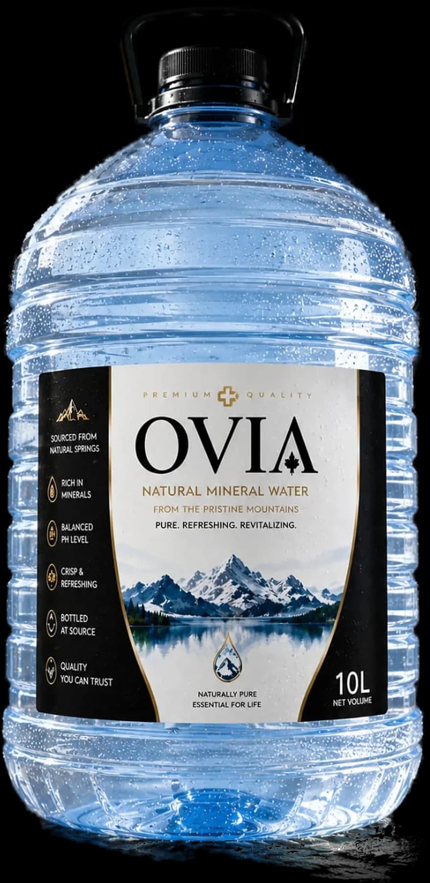 OVIA 10L natural mineral water bottle