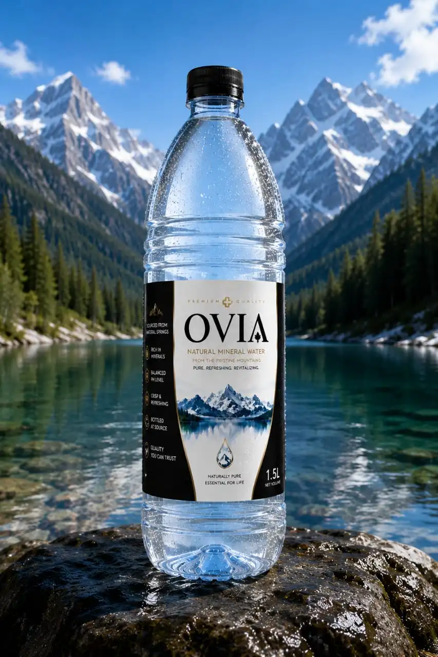 OVIA 1.5L natural mineral water bottle